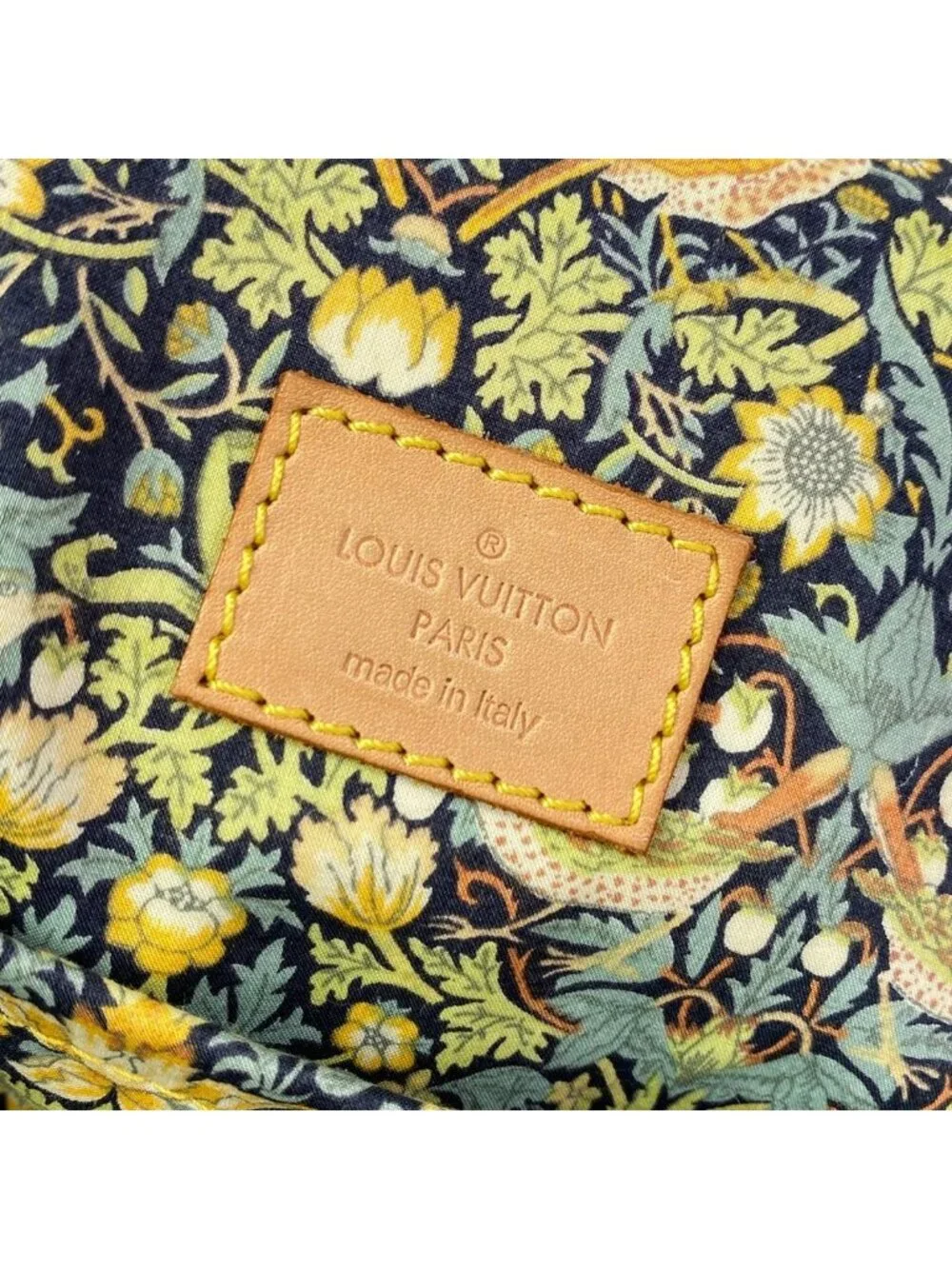 Louis Vuitton Shoulder Bag Monogram Denim Patchwork Bowie Black